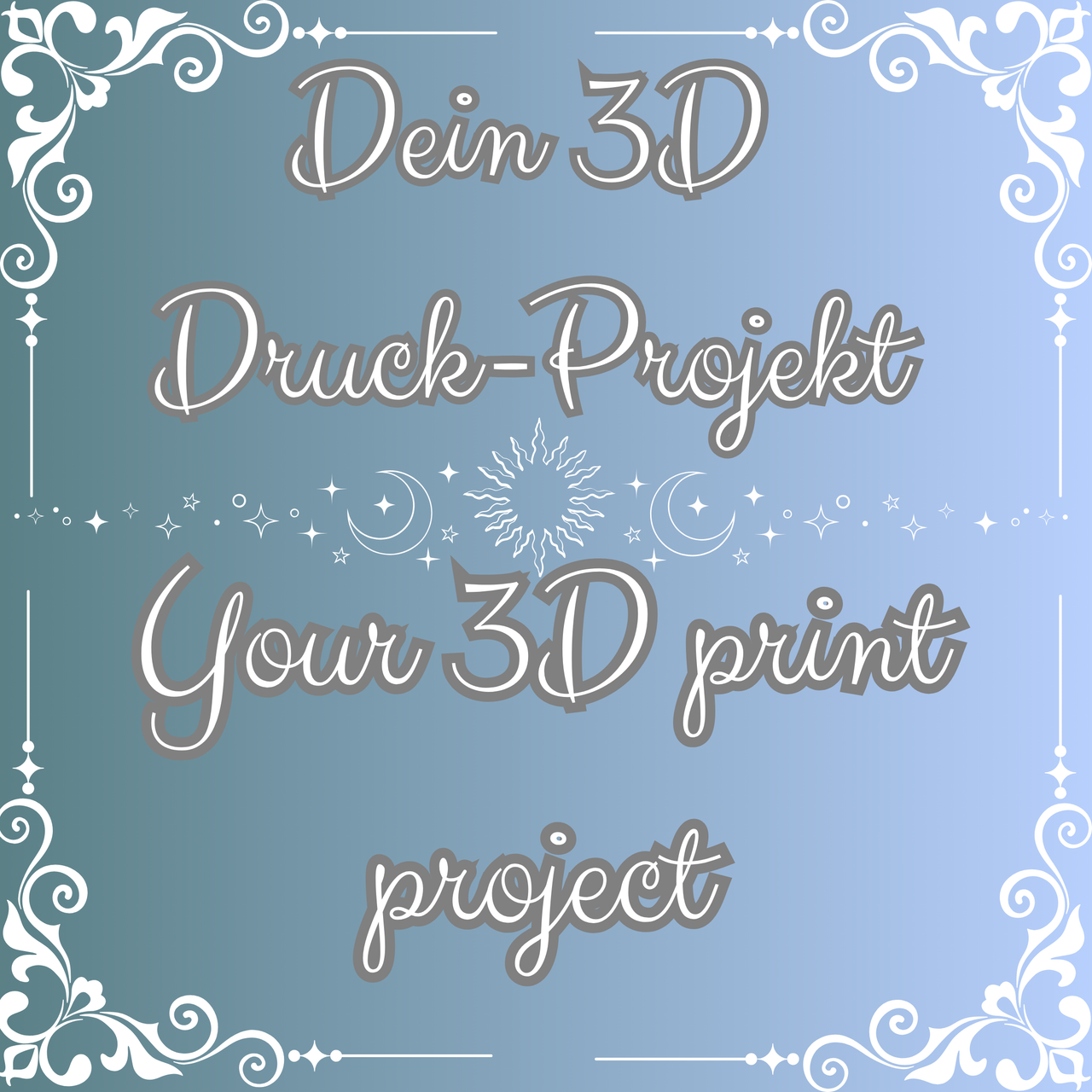 Auftragsdruck / Druckservice Resin oder PLA