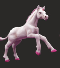 Poulain Licorne n°5 par Snowball Sculpts en impression 3D