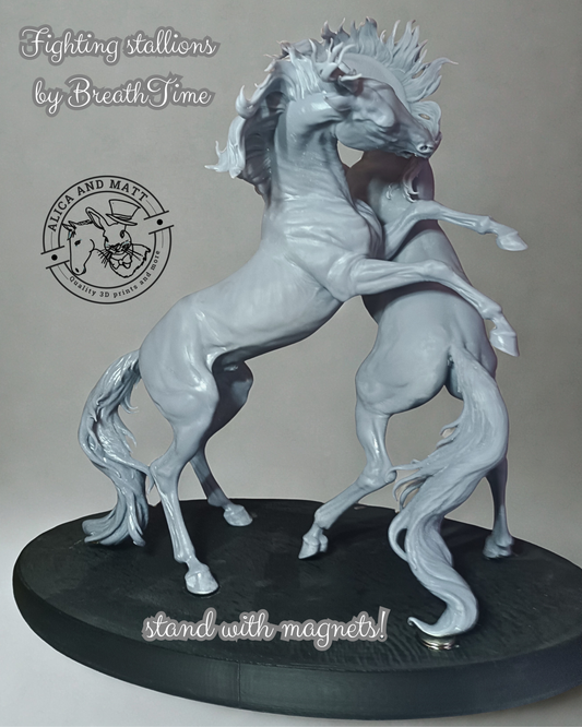 Kämpfende Hengste von BreathTime als Modellpferd