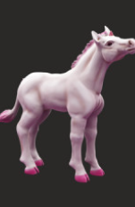 Poulain Licorne n°7 par Snowball Sculpts en impression 3D