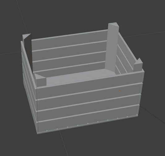 Kartoffelkiste / unbemalter Resin 3D Druck