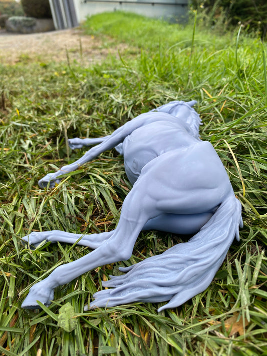 Liegendes Pferd von Kristina Katunina als 3D Druck