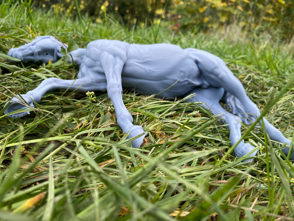 Liegendes Pferd von Kristina Katunina als 3D Druck