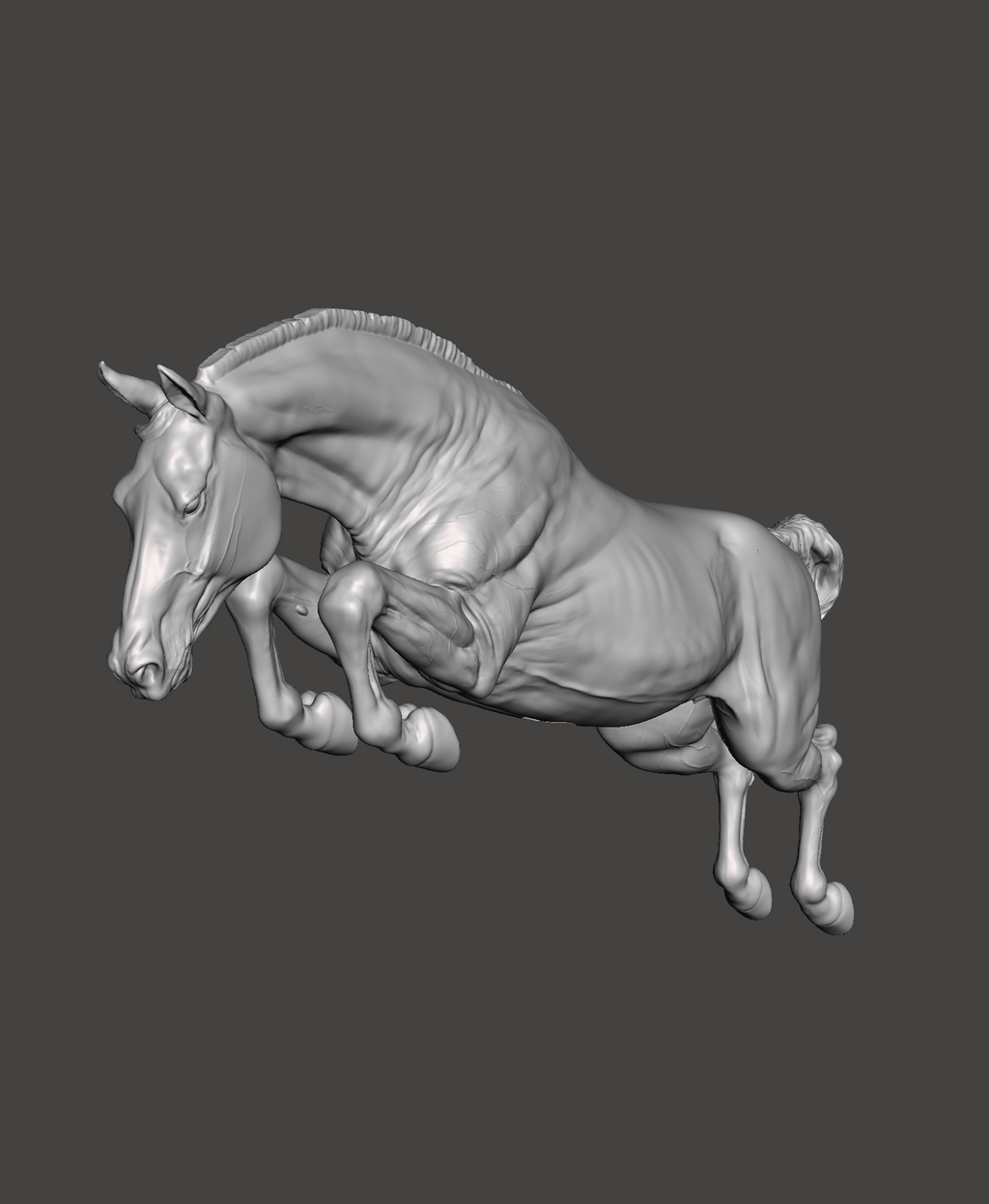 Springende Stute "Astrid" von Horsestation3D