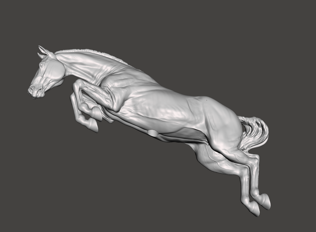Springende Stute "Astrid" von Horsestation3D