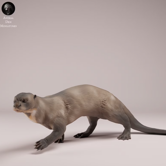 Riesenotter giant otter miniaturmodell scale miniature model 