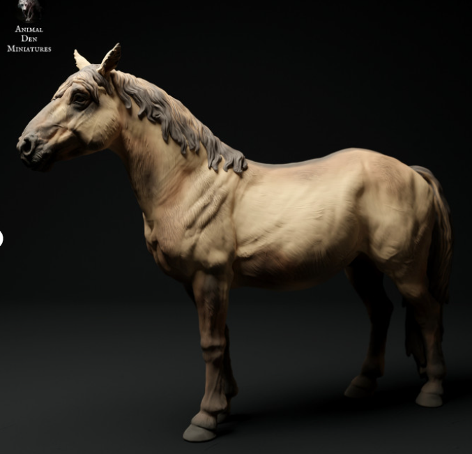 Konik horse from Animal the miniatures