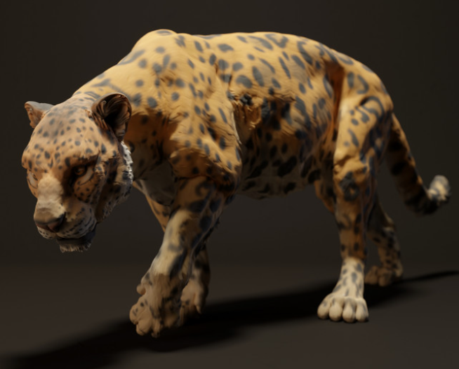 Stalking Jaguar by Animal den miniatures