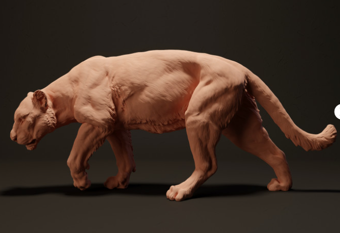 Stalking Jaguar by Animal den miniatures