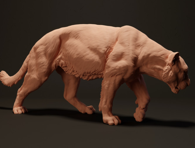 Jaguar traquant par Animal den miniatures