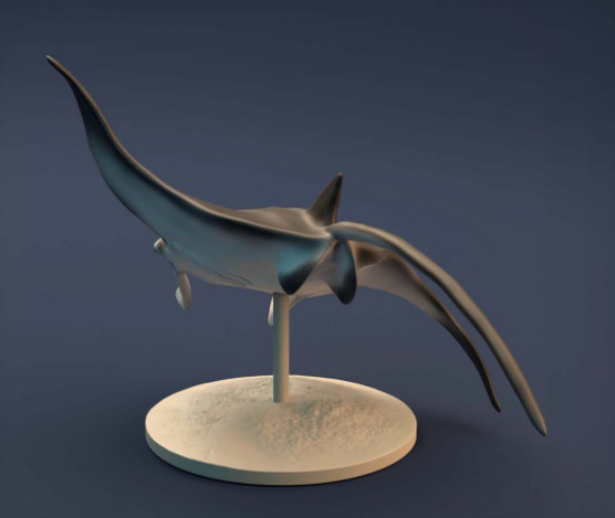 Raie Manta d'Animal Den Miniatures