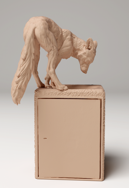 Renard roux par Animal den miniatures