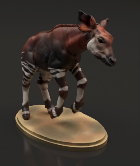 Okapi Kalb von Animal den miniatures