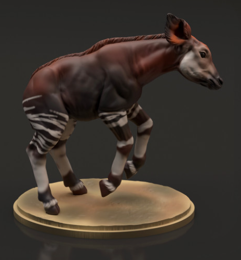 Okapi Kalb von Animal den miniatures