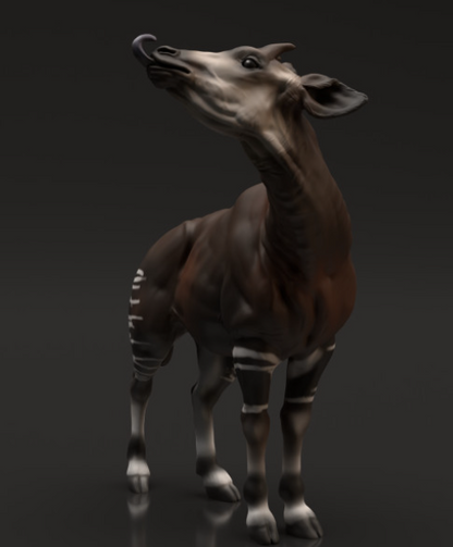 Okapi from Animal the Miniatures