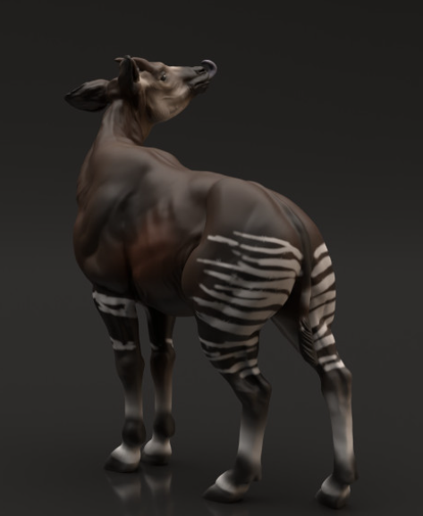 Okapi d'Animal the Miniatures