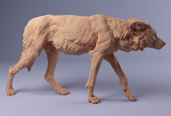 Afrikanischer Wildhund von Animal den miniatures