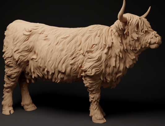 Bovins des Highlands écossais par Animal den Miniatures