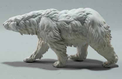 Laufender Polarbär von Animal den miniatures