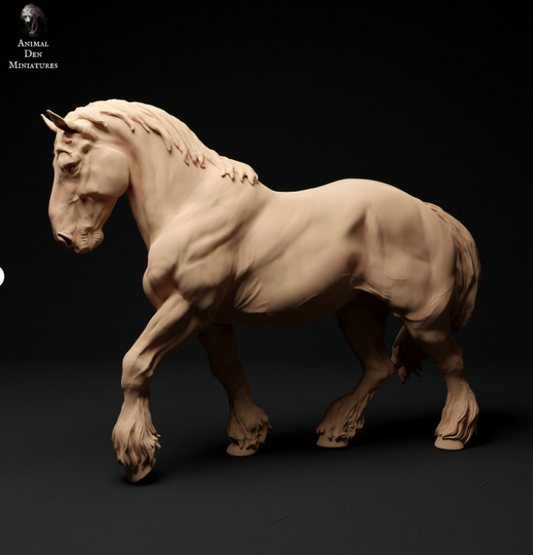 Achille (Suffolk Punch) par Animal den miniatures