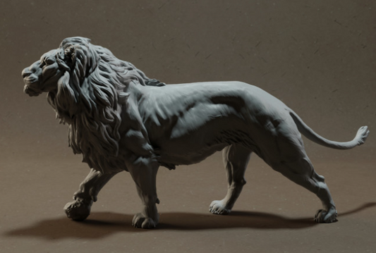 Lion de Animal Den Miniatures