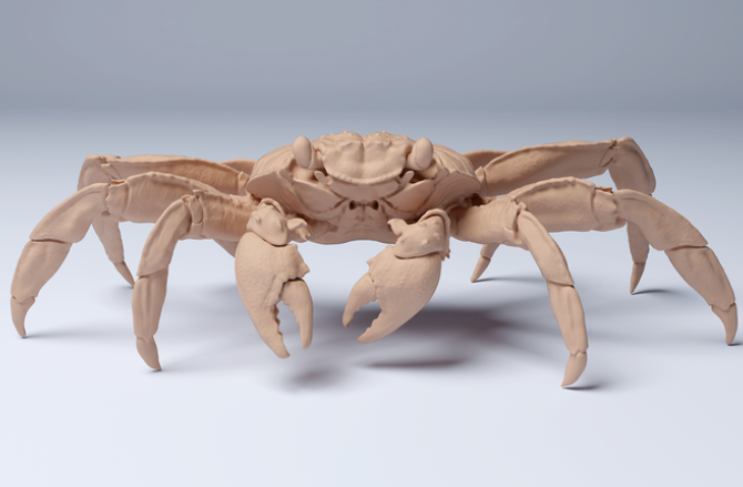 Crabe rouge par Animal den Miniatures