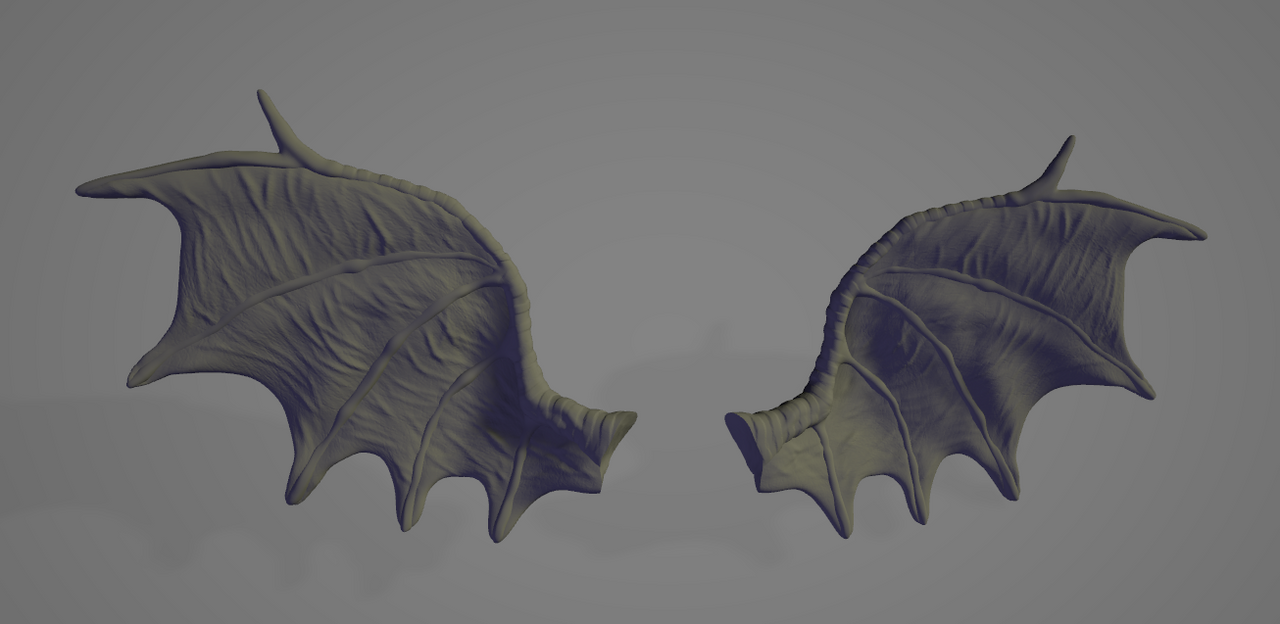Drachen Flügel für Modellpferde von Vulcan forge miniatures