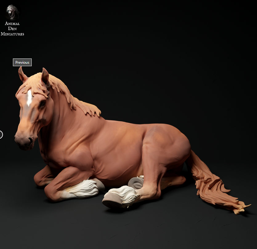 Aphrodite (Suffolk Punch) par Animal den miniatures
