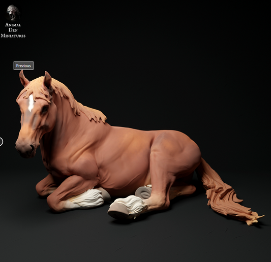 Aphrodite (Suffolk Punch) par Animal den miniatures