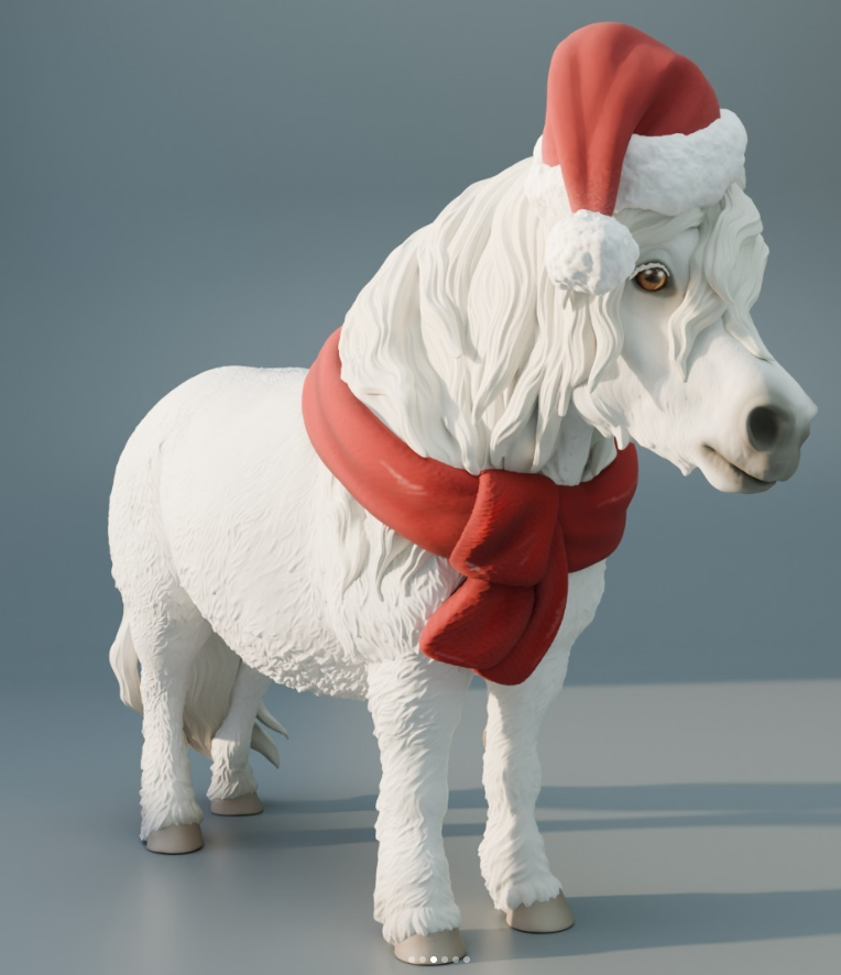 Shetland Pony Merry in 2 Versionen von Bexbee Studios