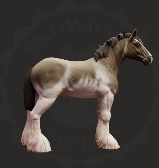 Clydesdale par Snowball Sculpts
