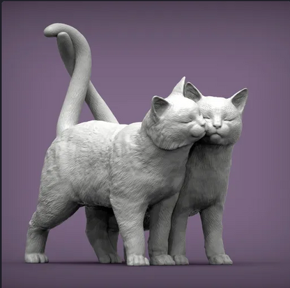 Chats câlins par Akuzmenko