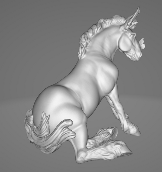 Coton Poulain « Version Queue Basse » par Printed Ponies