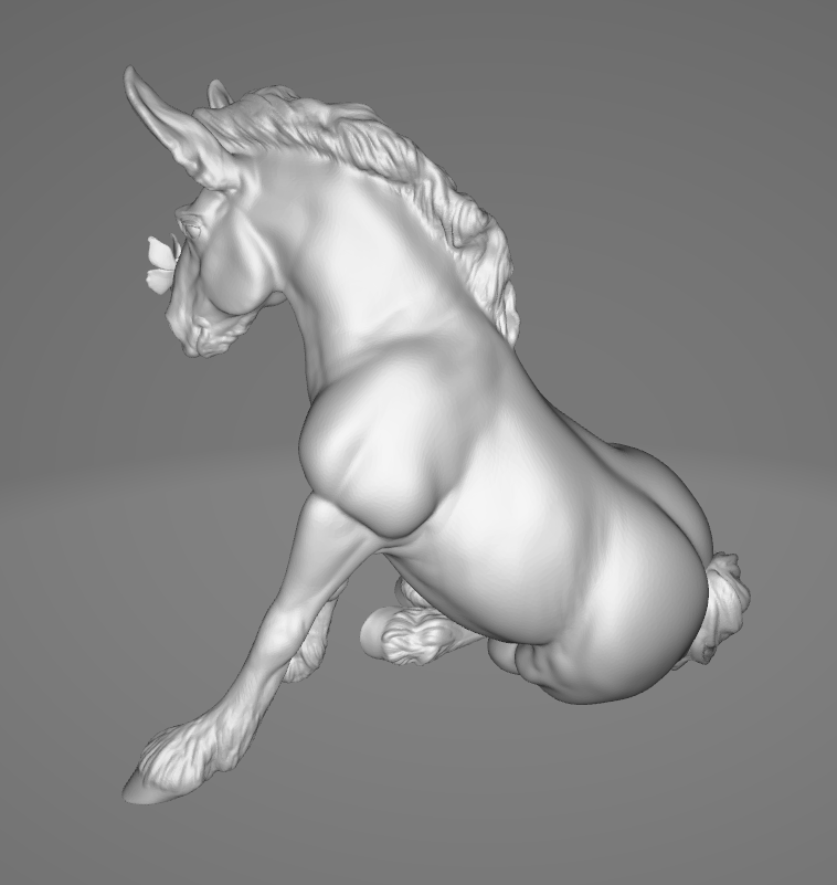 Coton Poulain « Version Queue Basse » par Printed Ponies