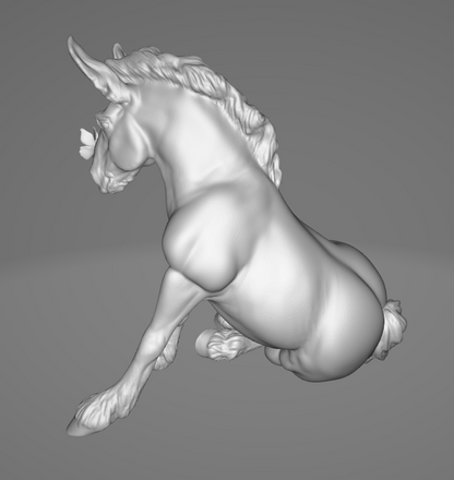 Coton Poulain « Version Queue Basse » par Printed Ponies