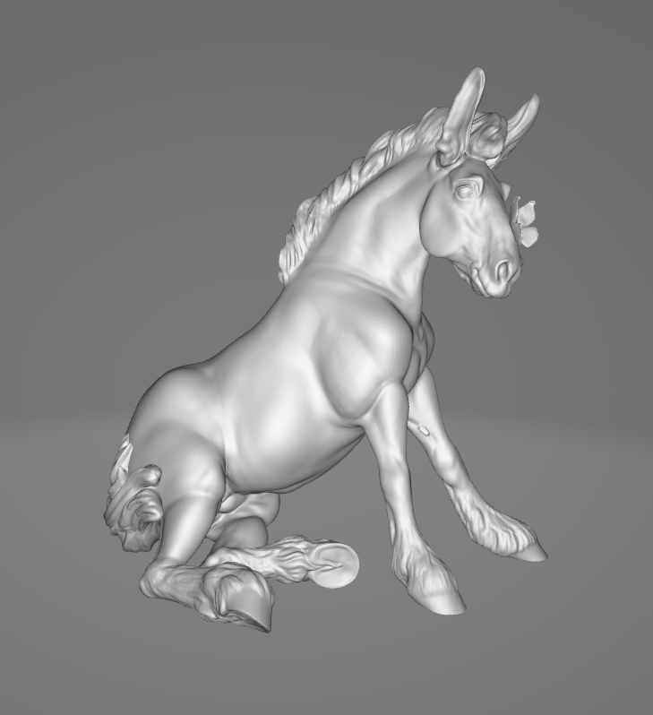 Coton Poulain « Version Queue Basse » par Printed Ponies