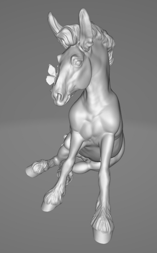 Coton Poulain « Version Queue Basse » par Printed Ponies