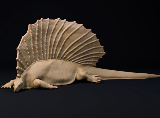 Edaphosaurus von Dion and Dog