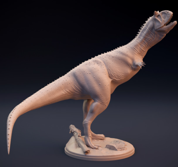 Carnotaurus dansant par Dion et Dog