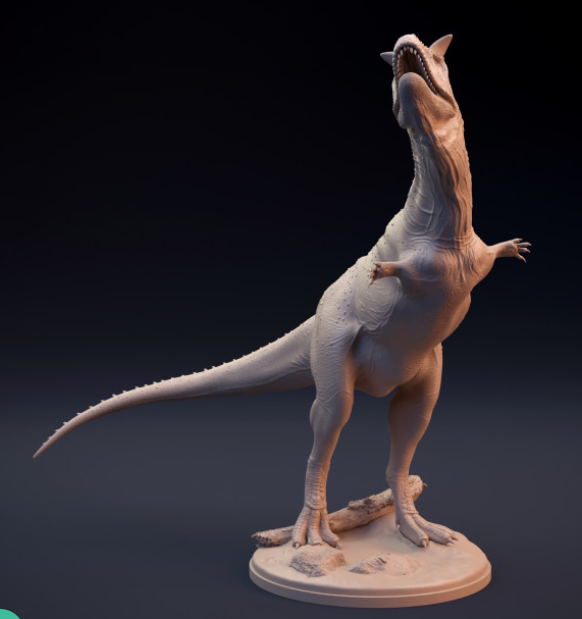 Carnotaurus dansant par Dion et Dog