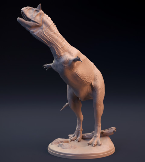 Carnotaurus dansant par Dion et Dog
