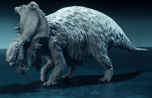 Pachyrhinosaurus par Dion et Dog