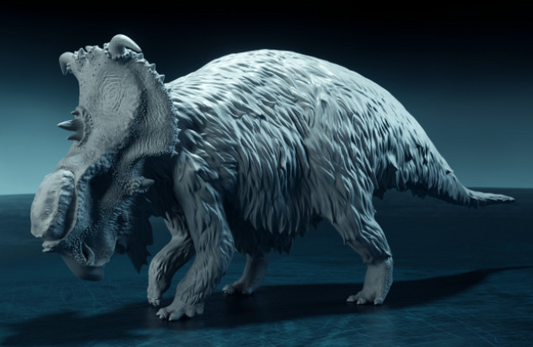 Pachyrhinosaurus par Dion et Dog