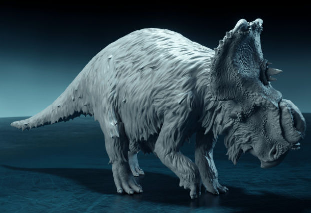 Pachyrhinosaurus par Dion et Dog