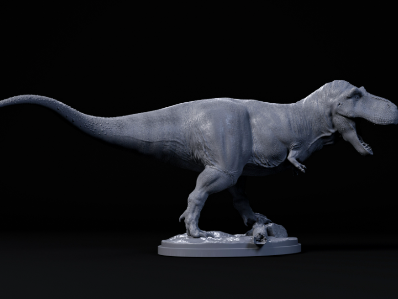 Tyrannosaurus von Dion and Dog