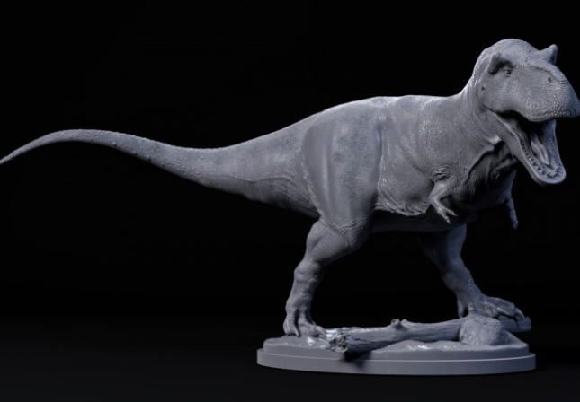 Tyrannosaurus von Dion and Dog