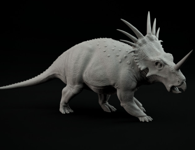 Styracosaurus von Dion and Dog