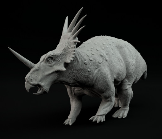 Styracosaurus von Dion and Dog