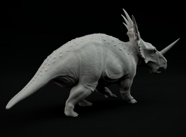 Styracosaurus von Dion and Dog