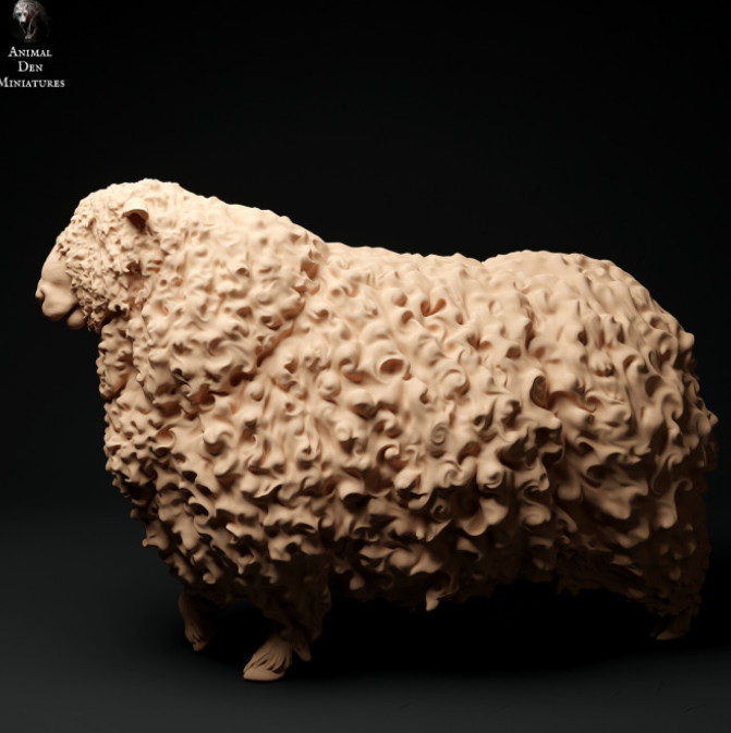 Devon und Cornwell Langwoll Bock Nr.1 von Animal den miniatures